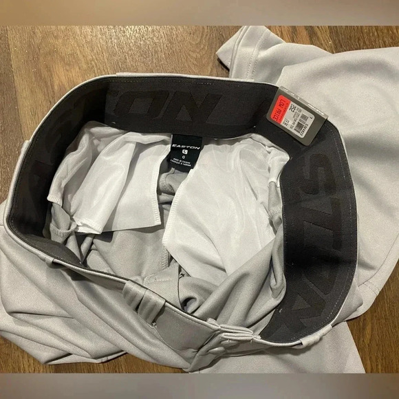Easton Men’s Baseball Pants Straight leg Light Gray Size Large New with Tags - Picture 6 of 11